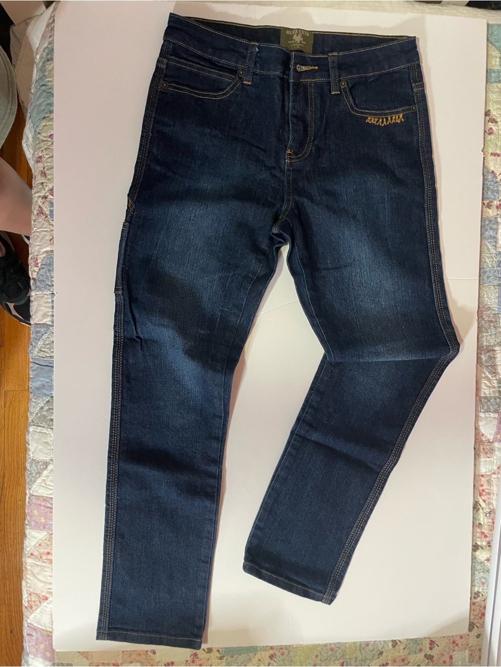 Buzzcut Kids Dark Blue Jeans - Classic Straight Fit